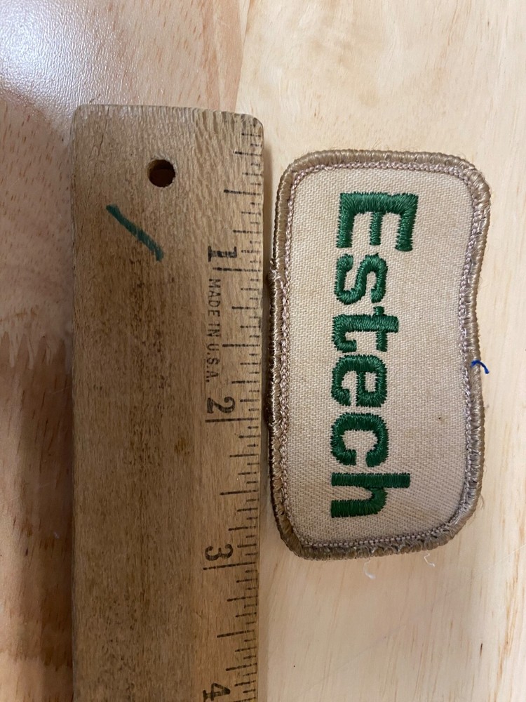 Vintage Estech engineer patch