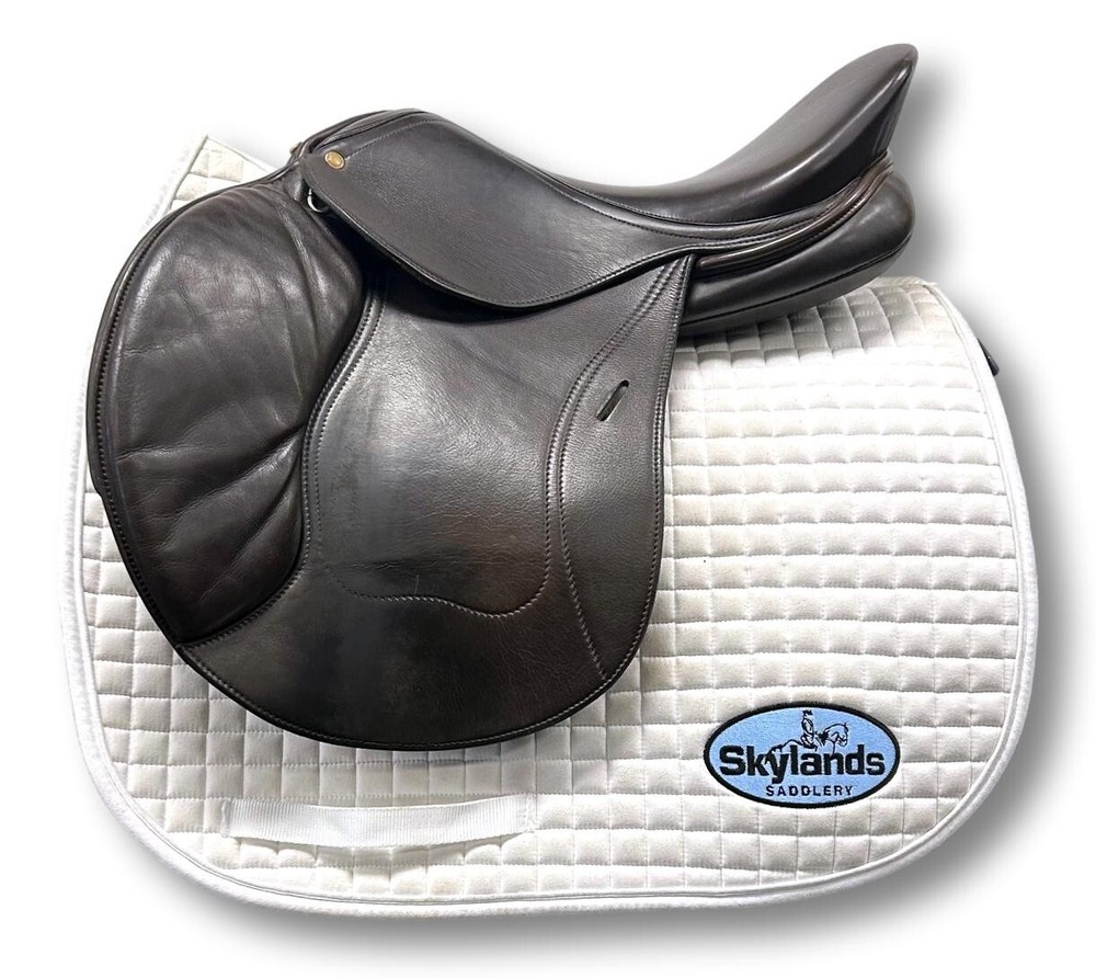 HOLD:Used Schleese Eagle- Size 17.5" Jump Saddle Brown
