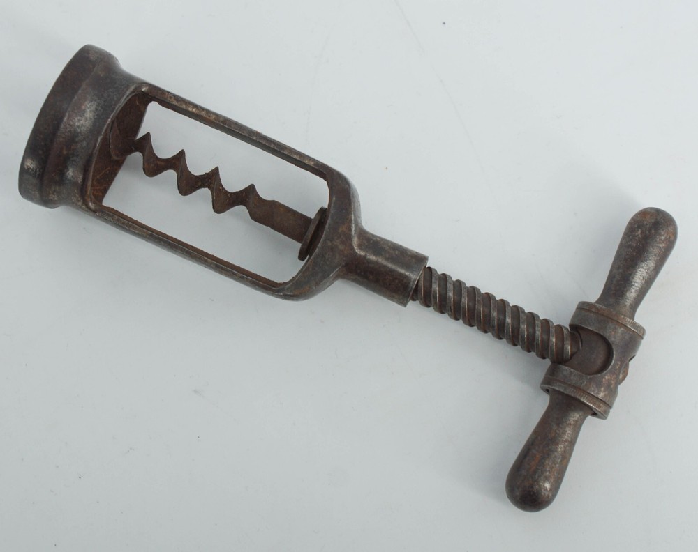 Antique Iron Corkscrew