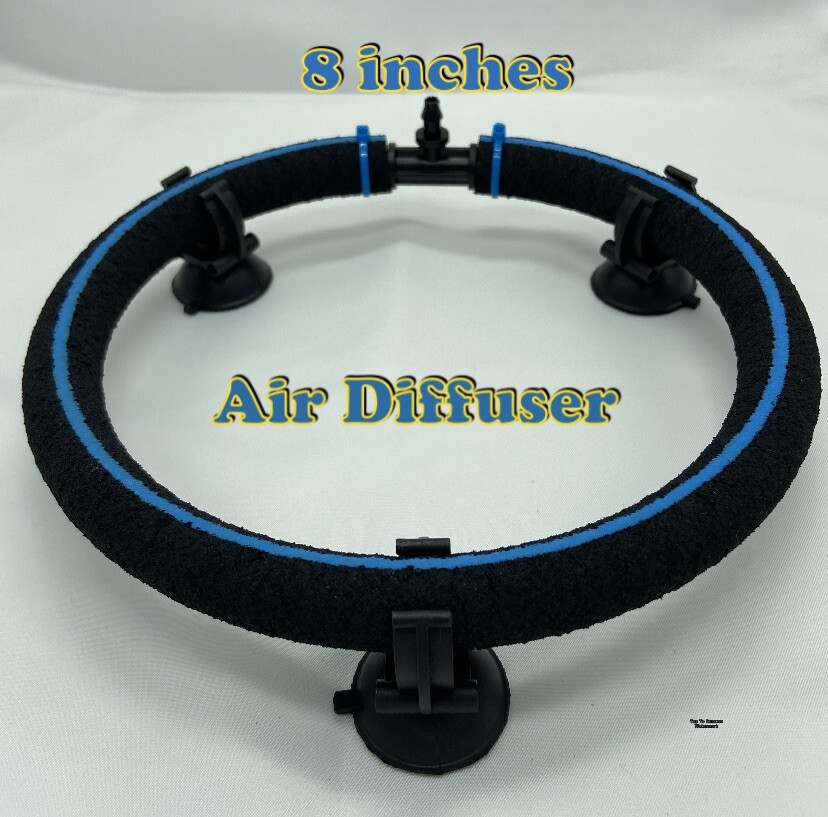 Hydroponics, Ponds, Fishtanks 8” Air Diffuser BubbleHydro Bio-Wave Air Diffuser