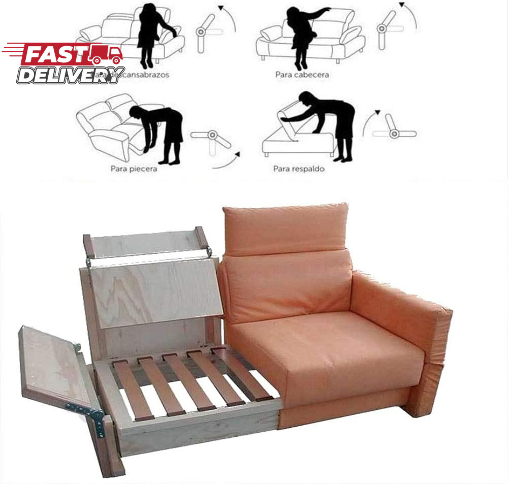 2 Pack of Furniture Adjustable Angle Hinge Automatic Reset Function Hinge Angle