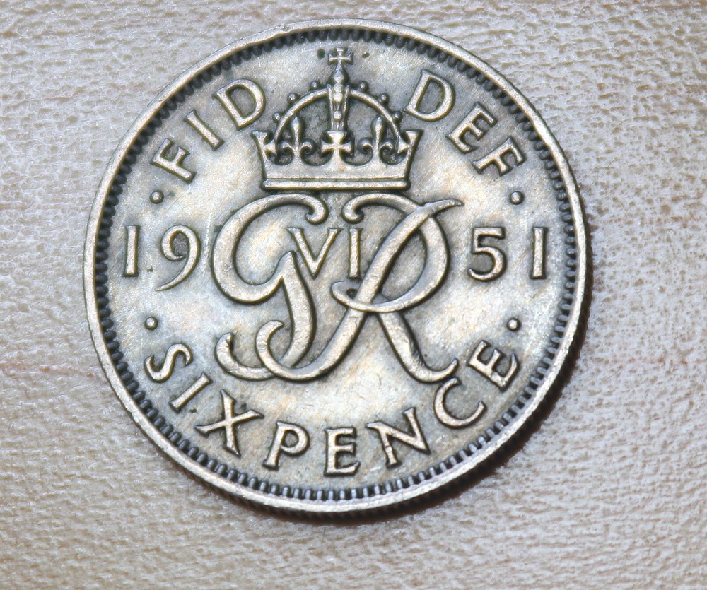 1951 Great Britain 6 Pence