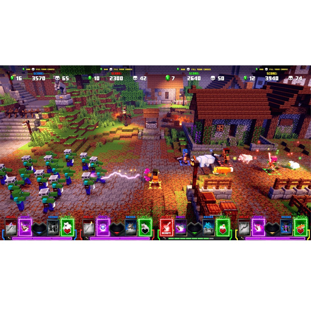 Raw Thrills Minecraft Dungeons Arcade - 4 Player