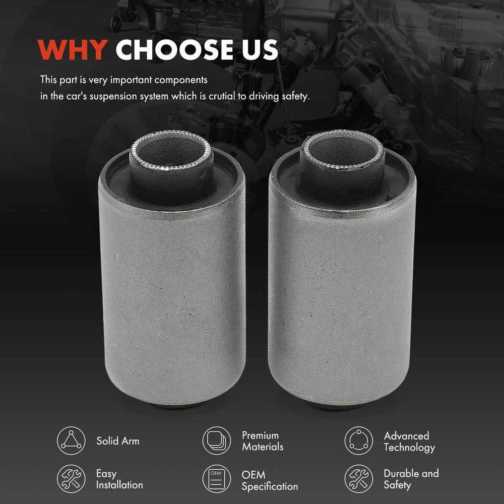 2x Front Lower Suspension Control Arm Bushing Kit for Nissan Frontier Pathfinder