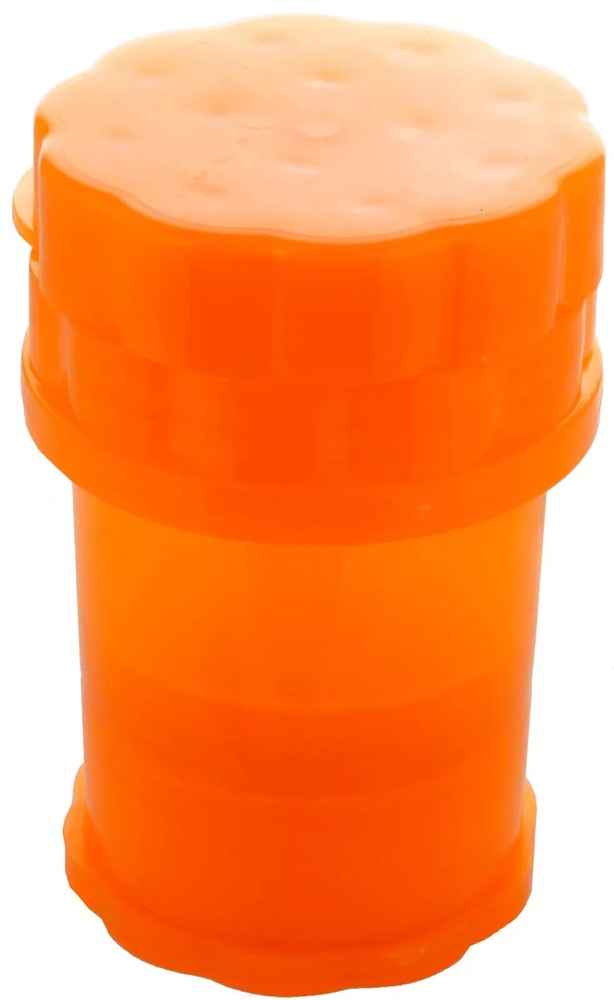 GRINDER herb 2 in 1 Multifunction Plastic Spice Mill with Storage Smoking Candy
