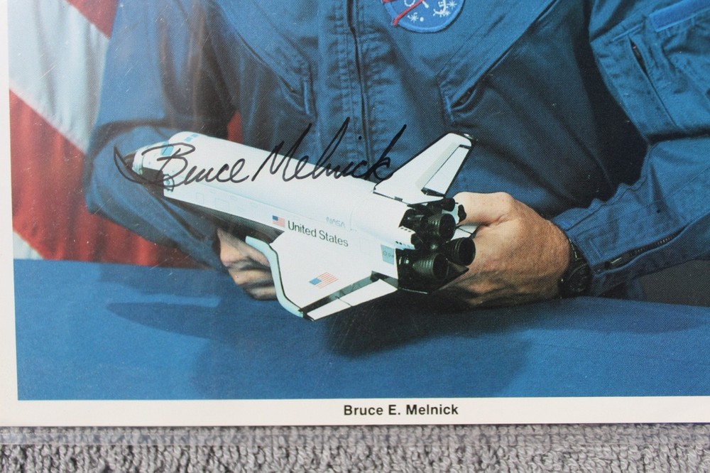 Astronaut Autograph - Space - Shuttle NASA - BRUCE E. MEINICK - Signed