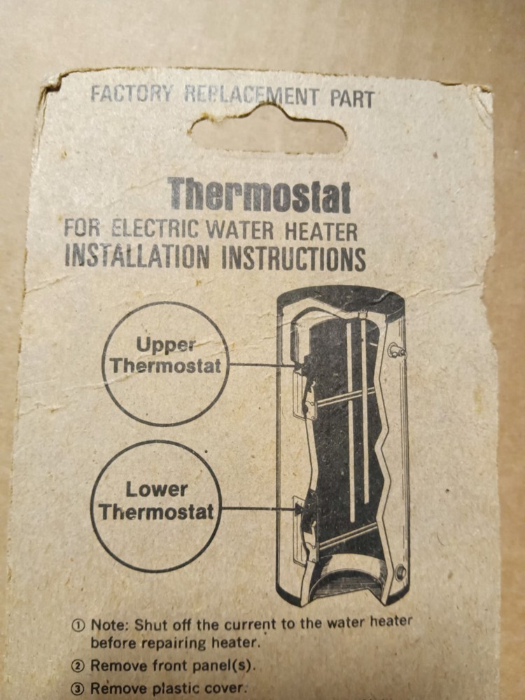 6900719 CraftMaster Thermostat For Electric Water Heaters Next Business Day Ship
