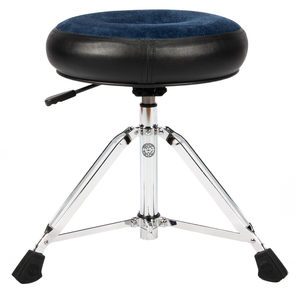 Roc-N-Soc Nitro Round Throne - Blue W/ BACKREST