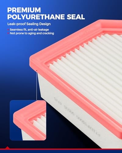 Engine & Cabin Air Filter Kit, Replacement for Mitsubishi CA12967 & CF10140