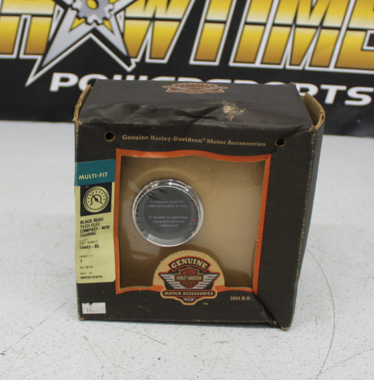 HARLEY-DAVIDSON BLACK ROAD TECH ELECTRONIC COMPASS 74445-05