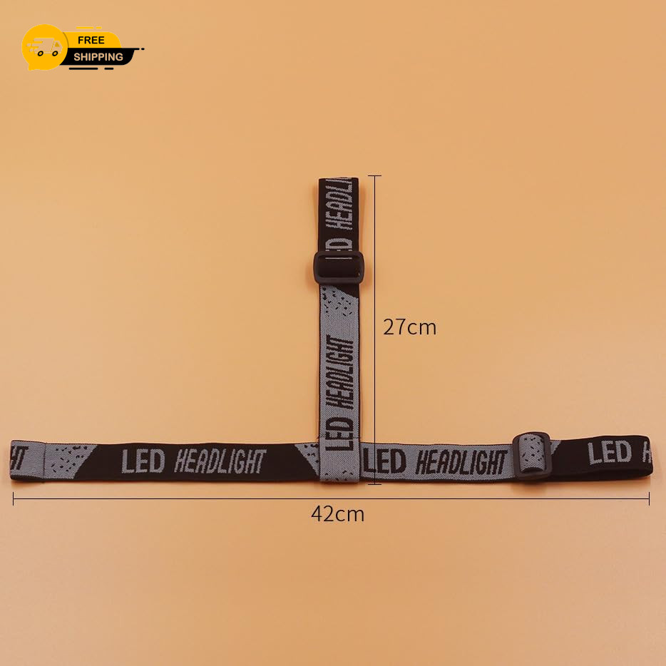 4 Pack Headlamp Strap Replacement Headband Head Lamp Elastic Head Band Belt for