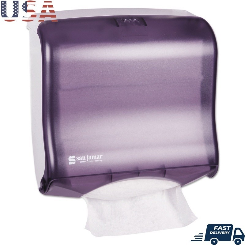 Compact Towel Dispenser C-Fold Multifold One-at-a-Time Minimal Assembly New