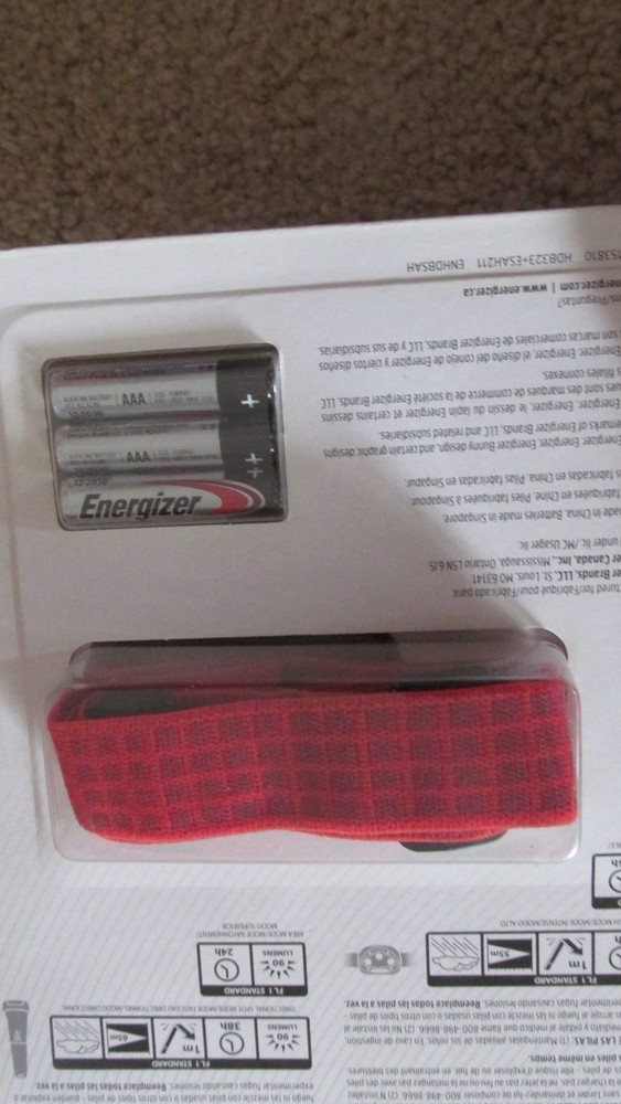 Energizer Emergency Kit Combo Pack Headlamp & 2-in-1 Flashlight W/Batteries NEW