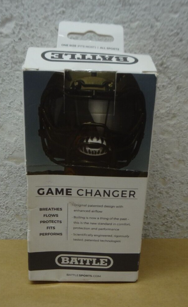 Battle Sports Predator Oxygen Lip Protector Mouthguard with Strap
