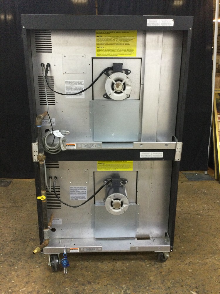 Duke E101-GV Gas Double Stack Convection Full size Oven With Casters