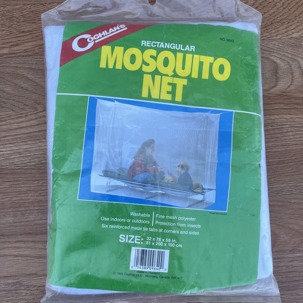 Coghlan's Rectangular Mosquito Net Bug Netting 32"x78"x59" NEW