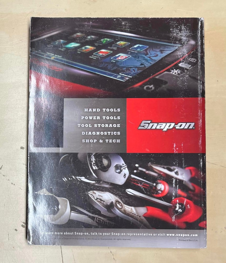 Original 2012 Snap-On Tools Catalog 1200