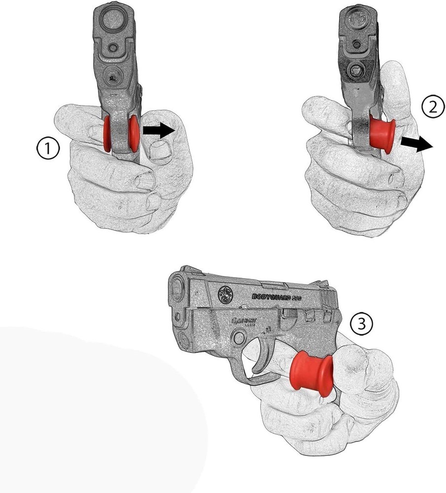 Garrison Grip Micro Trigger Stops Holster Fits Ruger SP101 GP100 & Super Redhawk