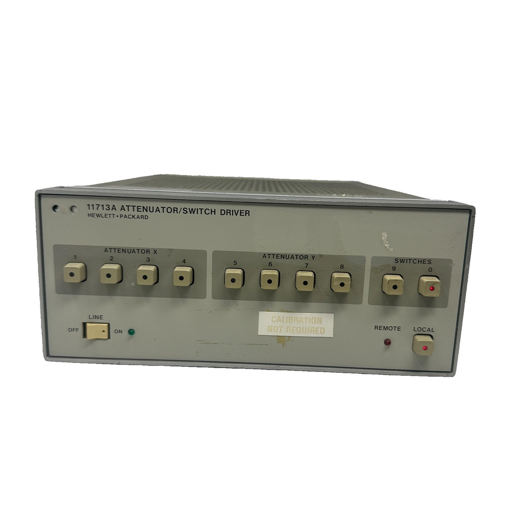 HP Hewlett Packard 11713A Attenuator Switch Driver GPIB Programmable RF Test