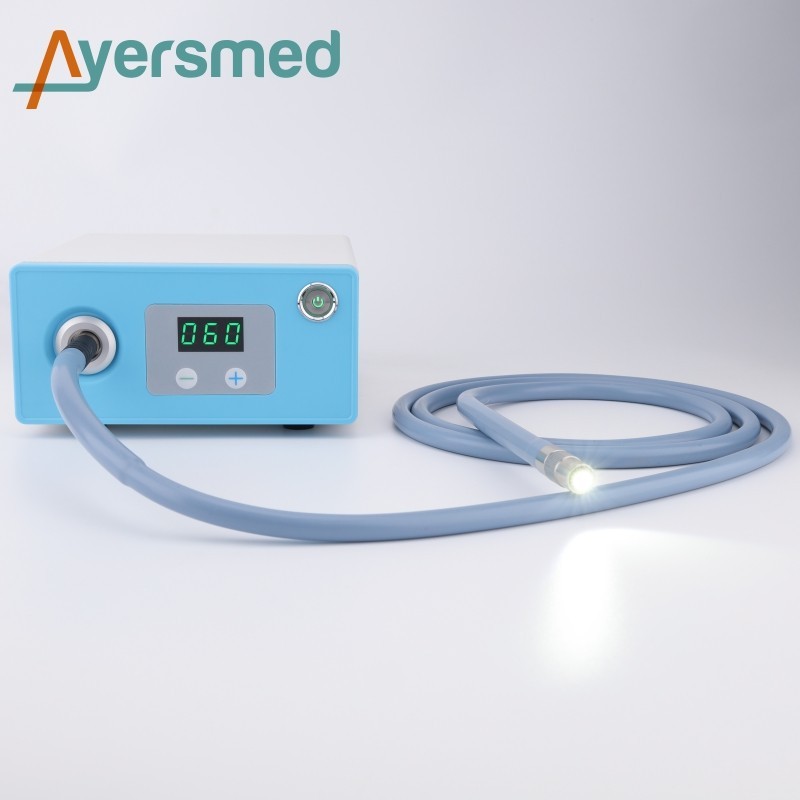 Portable 100W Medical Led Cold Light Source For ENT Endoscopy