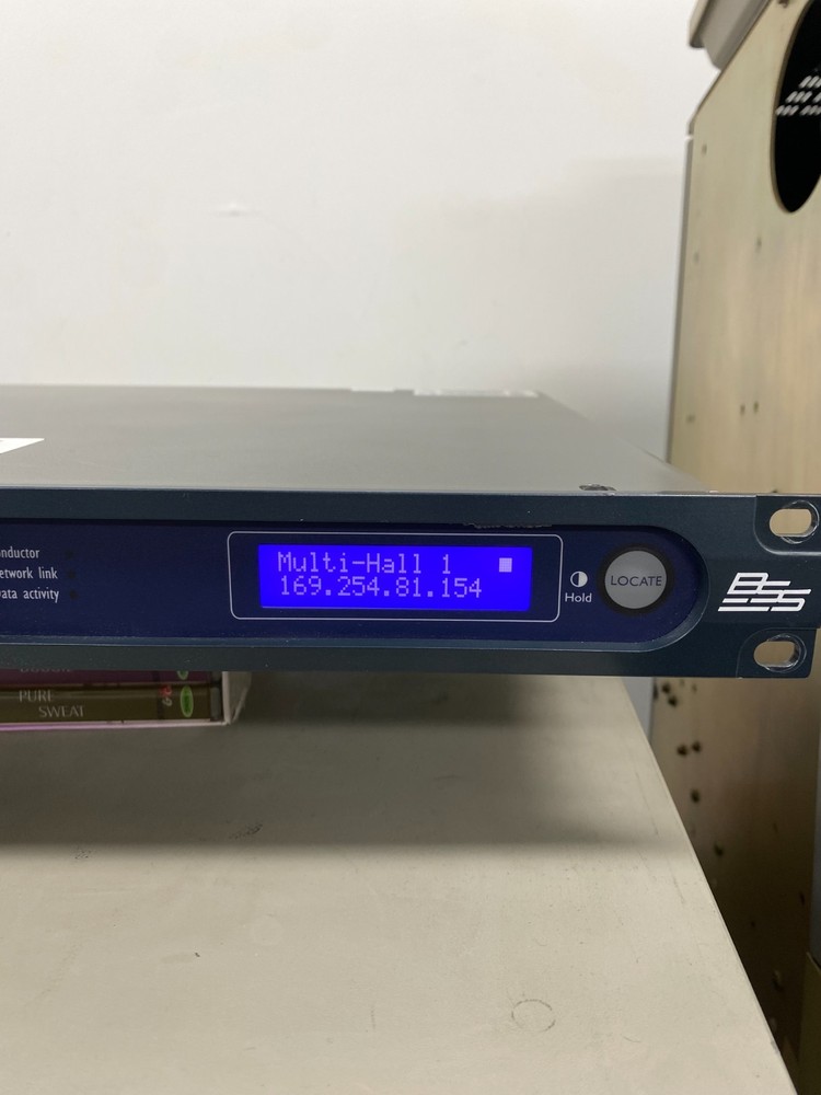 BSS Soundweb London Blu-800 Audio DSP Signal Processor BLU800