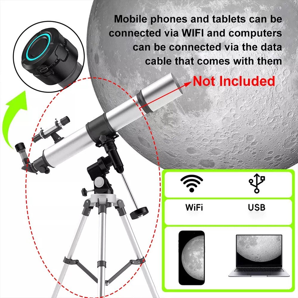 WIFI Electronic Eyepiece Astronomical Telescope Camera Upgraded 4K