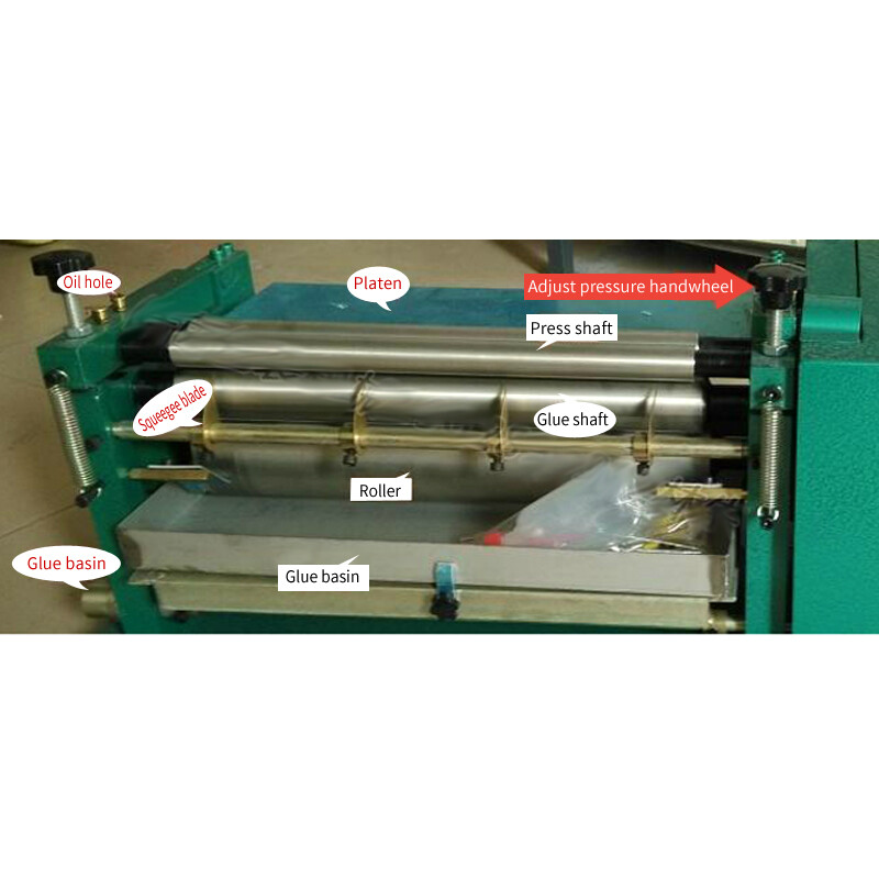 胶合机 460T 台式胶水机调节胶刷机-