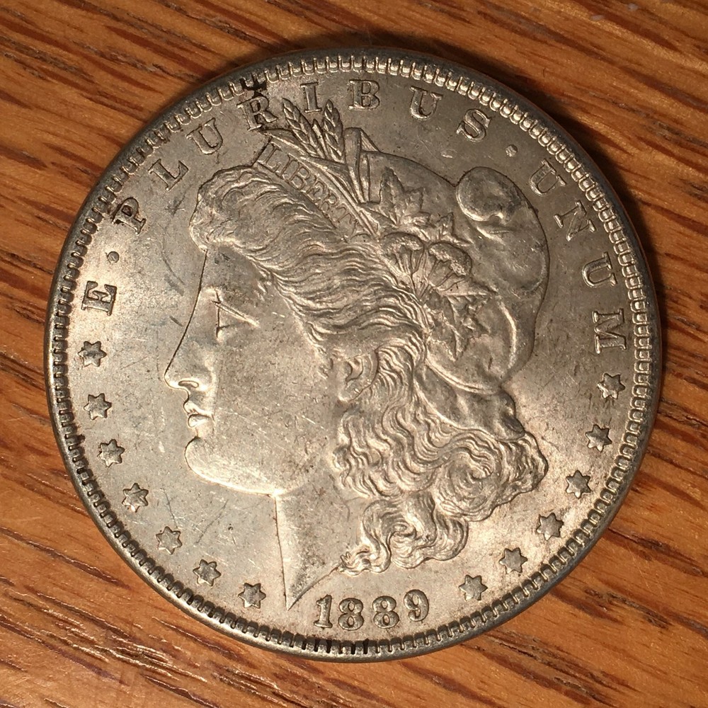 1889 Morgan Silver Dollar - High Quality Scans #i148