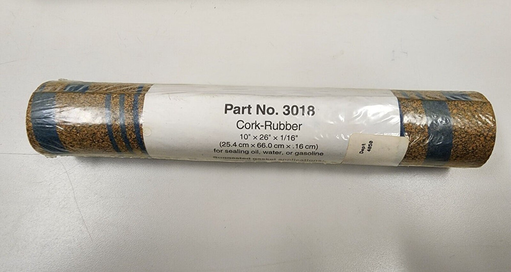 Fel-pro #3018 Rubber Cork