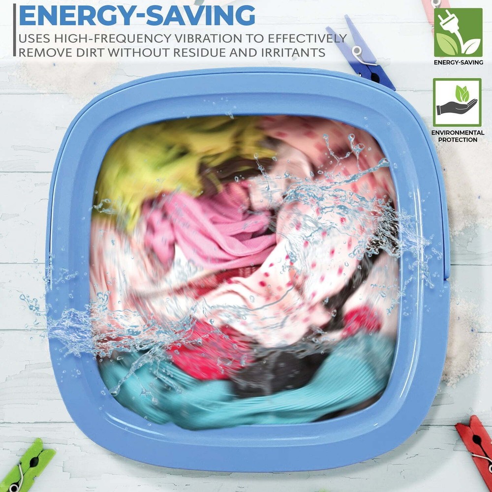33 Foldable Lightweight Mini Washing Machine, Top Load 4.41 Lbs Washing Capacity