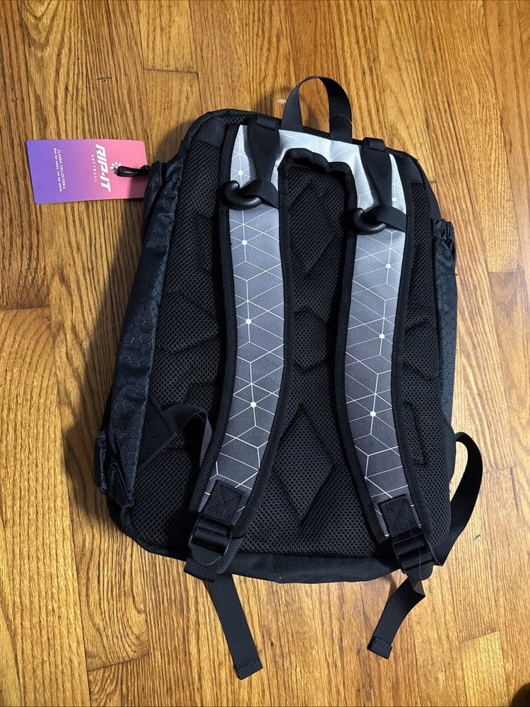 RIP-IT Classic Softball Backpack 2, 2CPACK-B, White/Black, NWT