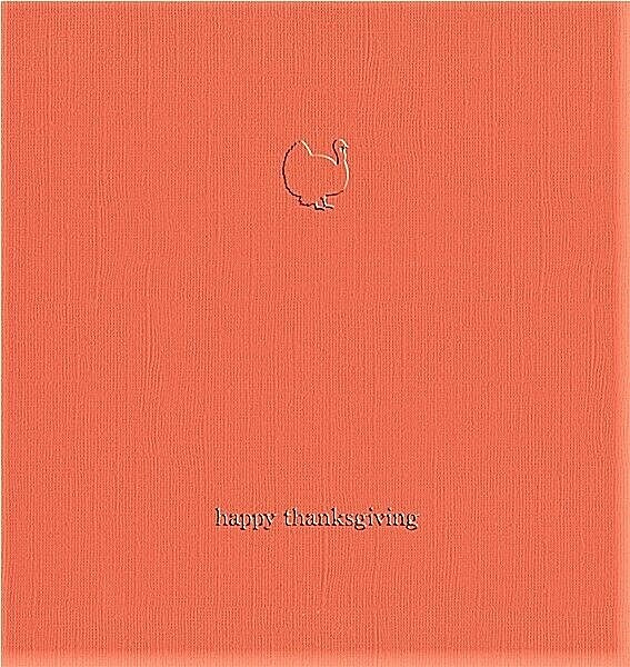 Happy Thanksgiving Menu QuicKutz A2 Embossing Folder EF-A2-049 NEW!