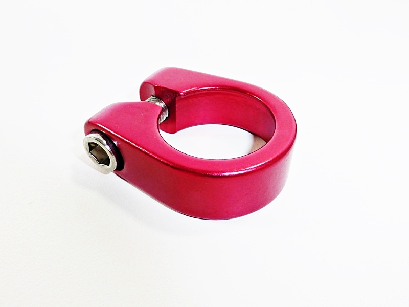 Fixed Gear Seat Post Clamp - 28.6mm RED