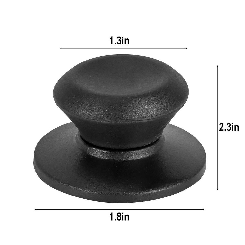 Pot Lid Knobs Handles Replacement Plastic Pan Lid Handle Crock Universal 2 PCS
