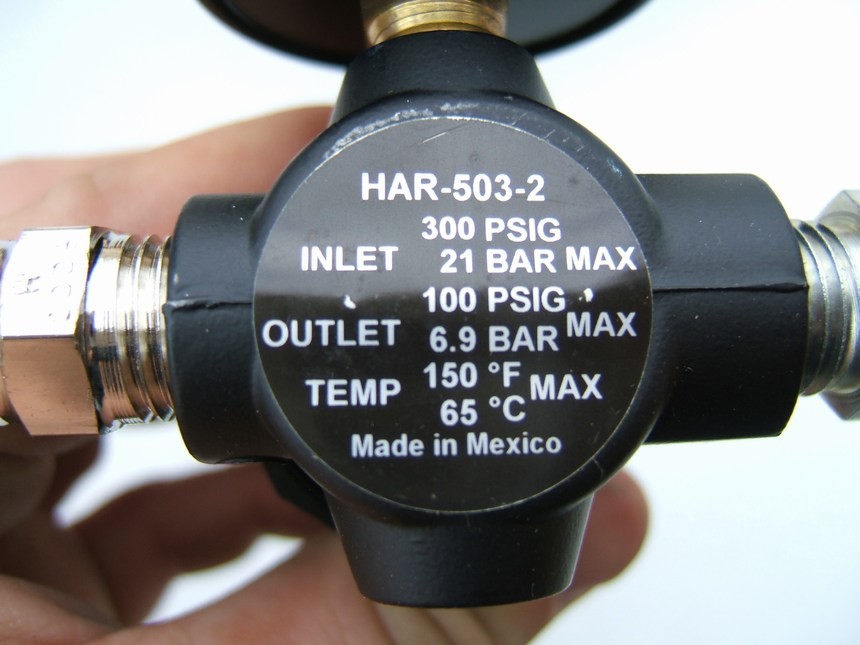 Devilbiss HARG510 Air Regulator And Gauge Assembly