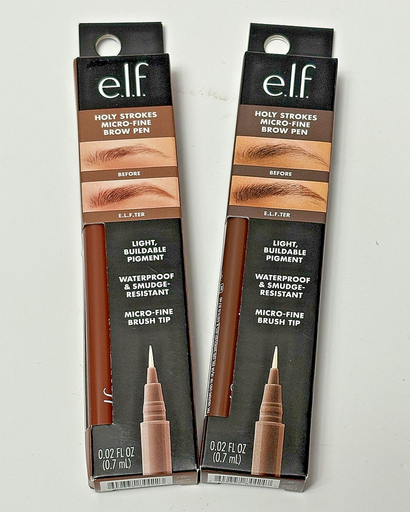 ELF Holy Strokes Micro Fine Brow Pen -Tiny Tip Precise Blading Tint Liner e.l.f.