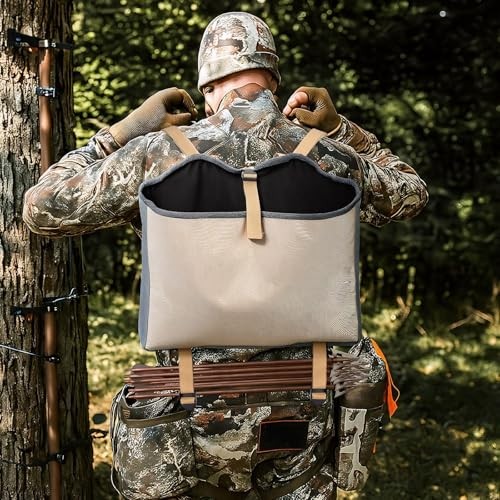 1 Pack Tree Hunting Saddle Backpack for Men Hunting Saddle Platform Backpack