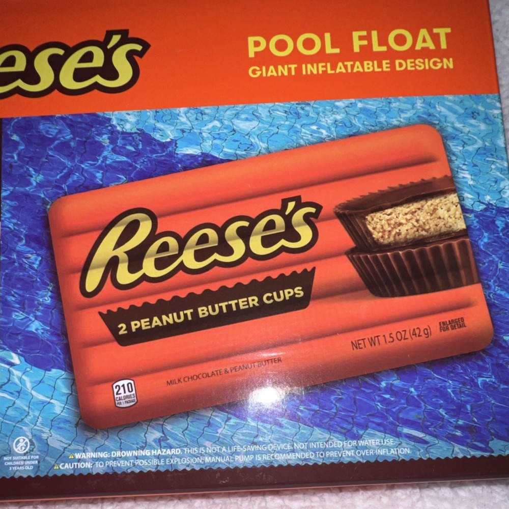 REESE’S PEANUT BUTTER CUPS POOL FLOAT 5 FOOT GIANT