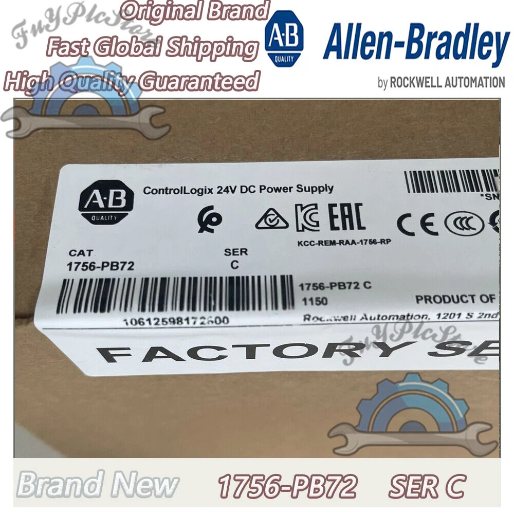 10Pcs AB 1756-PB72 Ser C For Vip！