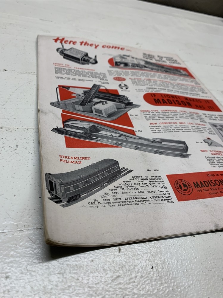 Model Builder 1948 December Lionel Train Magazine