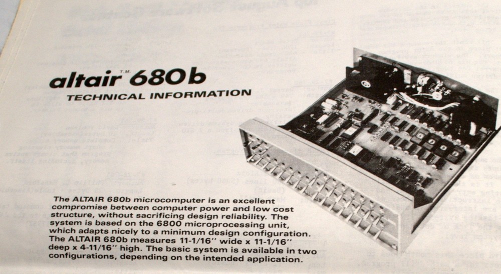 Rare Issue MITS Computer Notes August 1976 Altair 680-b