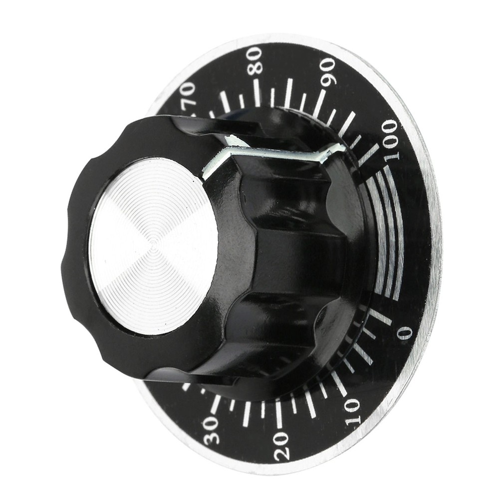 5 Knurled Potentiometer Knobs Durable Volume Control Cap DIY Accessories Premium