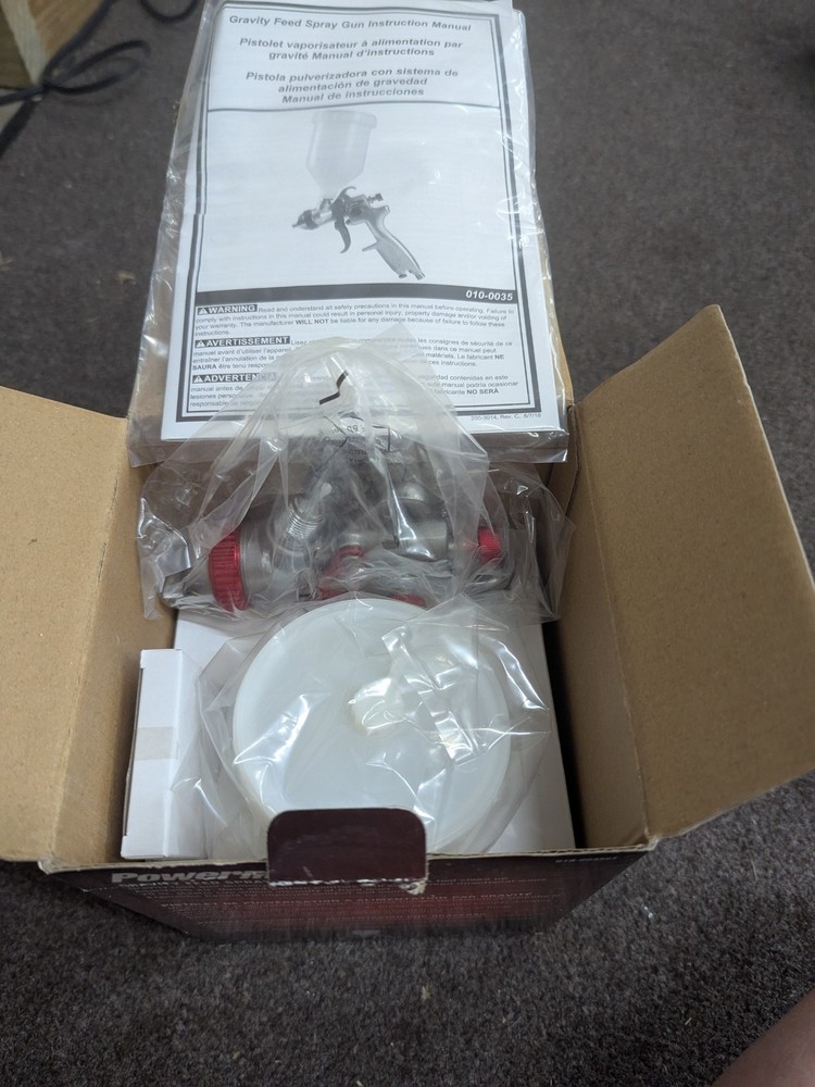 Powermatr Bc Gravity Feed Spray Gun Kit