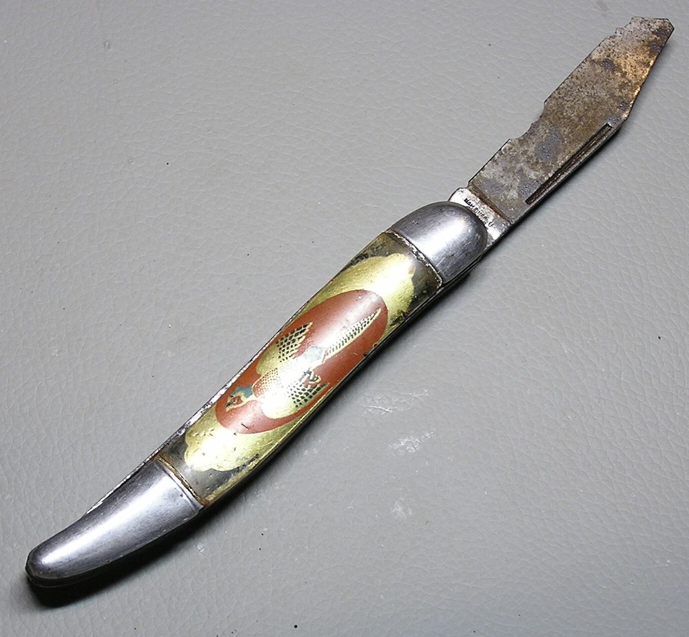 Vintage Hammer Foil "Pheasant" handle jacknife