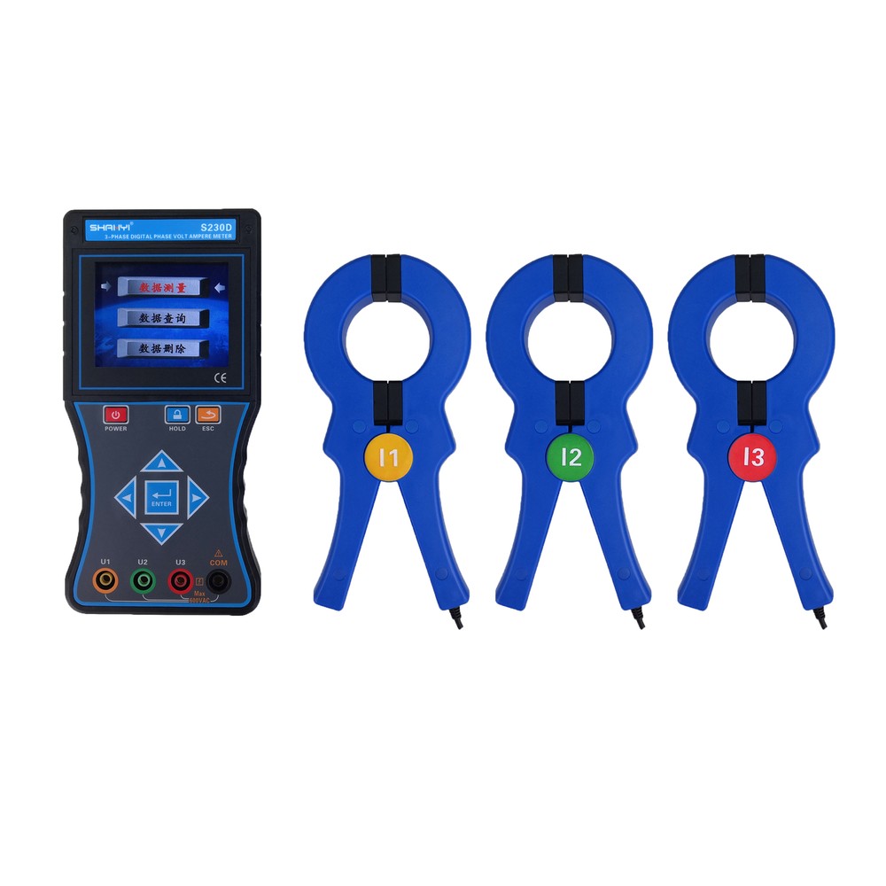 SHANYI S230D Three-Phase Smart Phase Voltammeter  New✦Kd