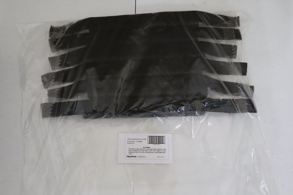 Hex Armor Fluid-resistant disposable face shield 10 count