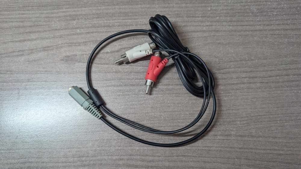 Red Samurai Gaming Headset 3.5 MM Audio Mic Cables With USB Cable