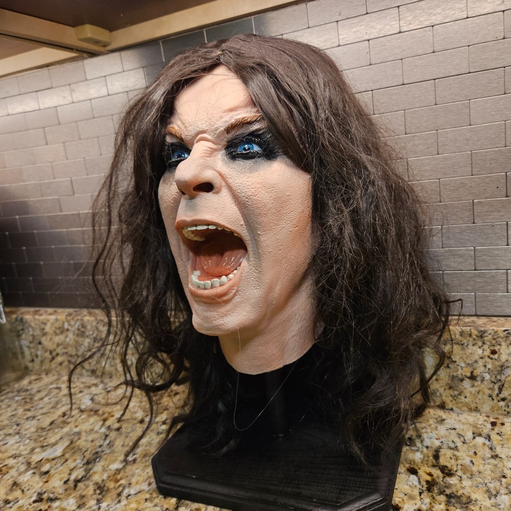 OZZY life size head RESIN bust