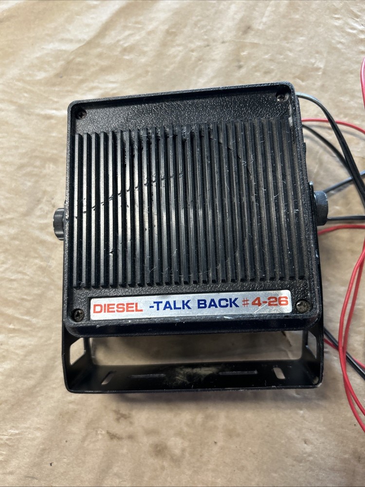 DIESEL TALK BACK # 4-26 external speaker.