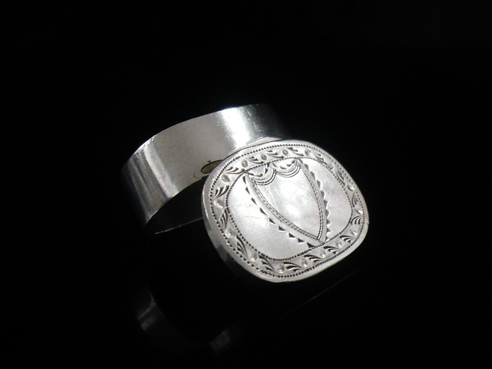 Antique Sterling Silver Patch Box, Hallmarked Birmingham 1800